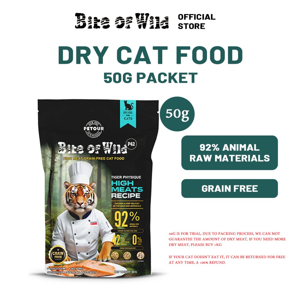 Bite of Wild 50g Cat Food Super Premium Holistic High Meat Grain-Free